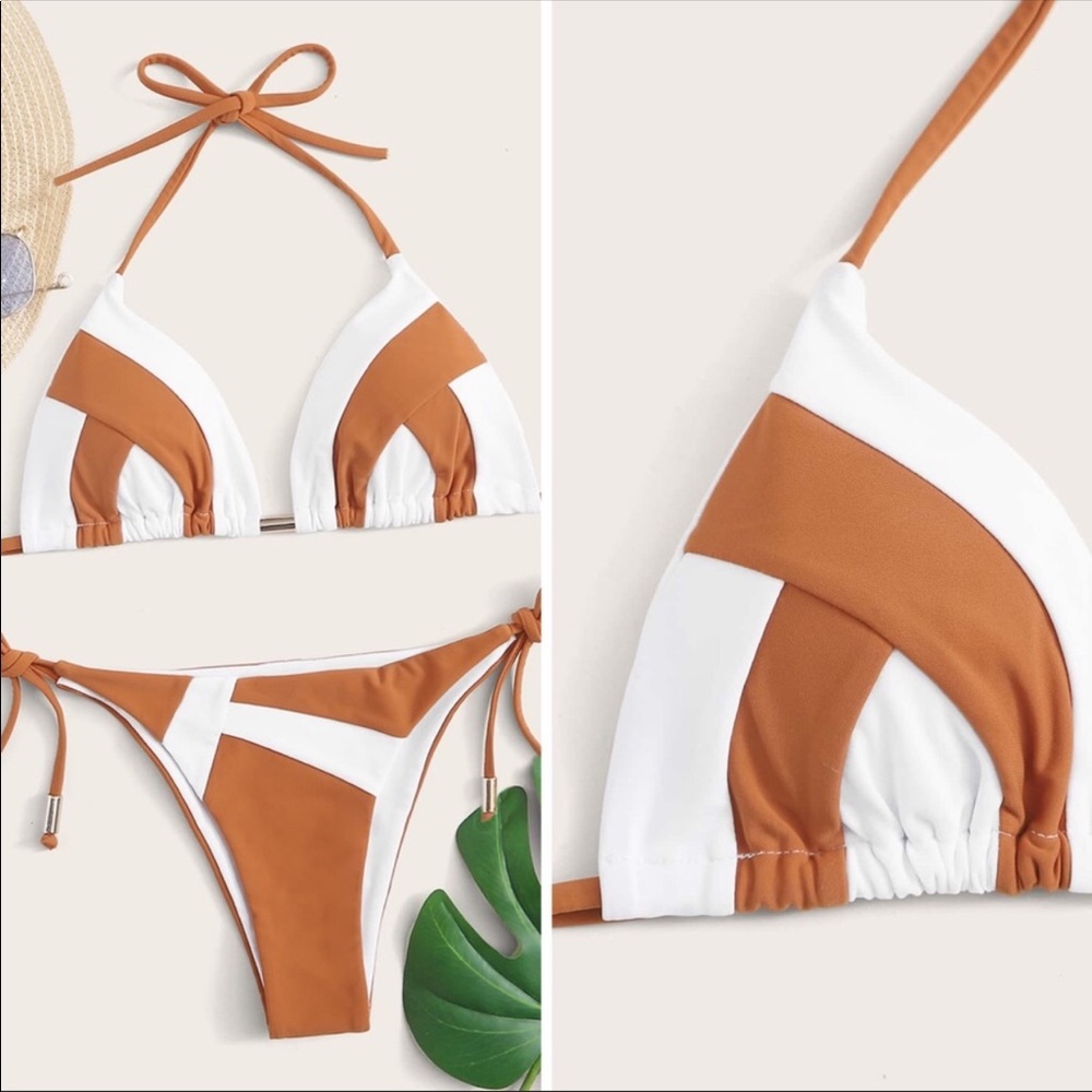 💃🏻Gracen Triangle Side Tie Bikini - Picture 6 of 13